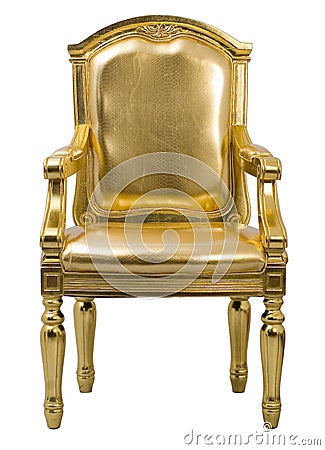 The bling chair Stock Photo