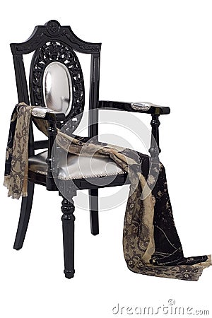 The bling chair Stock Photo