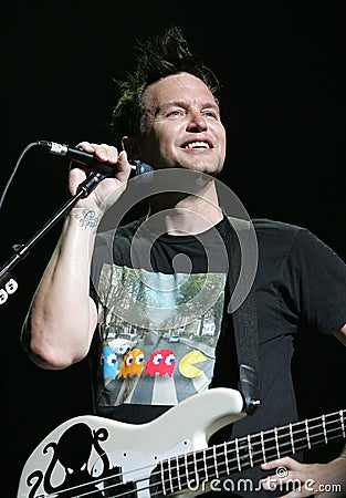 Blink 182 performs in concert Editorial Stock Photo