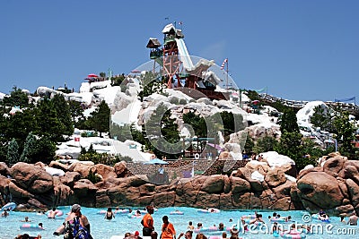 Blizzard Beach Editorial Stock Photo