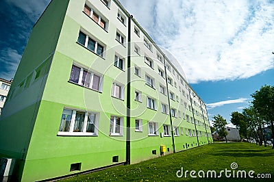 Block of flats Stock Photo