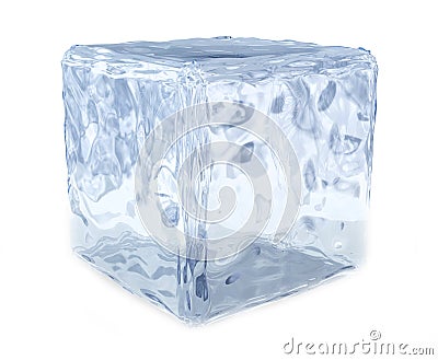 Block of ice Stock Photo