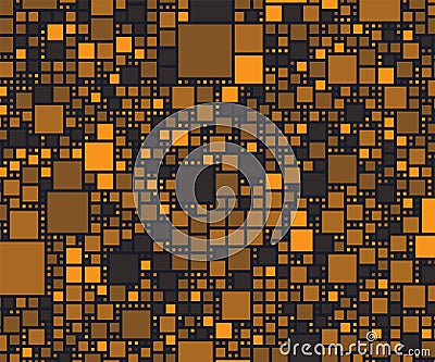 Blockchain rectangle banner ad. Web3 and cryptocurrency background Vector Illustration