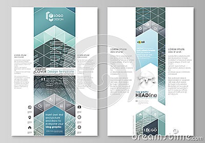 Blog graphic business templates. Page website design template Vector Illustration