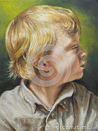 Blond child Stock Photo