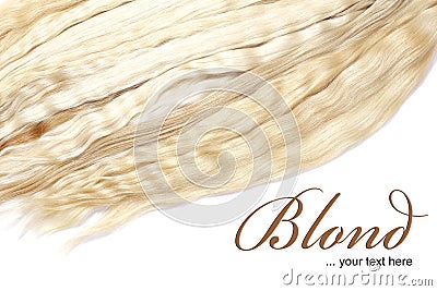 Blond hair Stock Photo