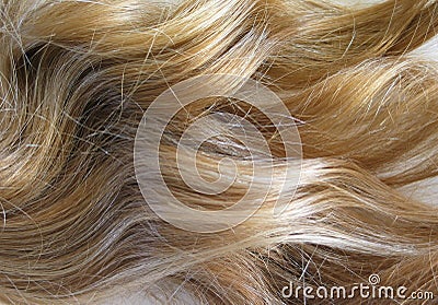 Blonde Hair Stock Photo