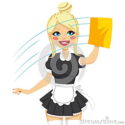 https://thumbs.dreamstime.com/x/blonde-maid-cleaning-window-beautiful-woman-dress-working-yellow-cloth-49987607.jpg