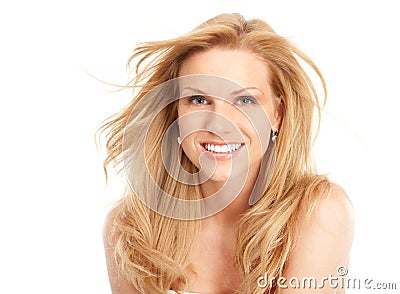 Blonde woman Stock Photo