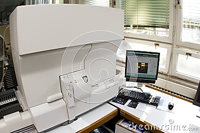 Blood analyzer Editorial Stock Photo