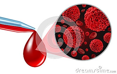 Blood Cancer Test Stock Photo