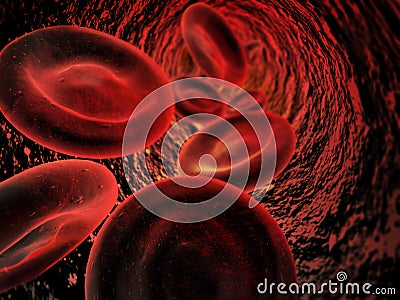 Blood cells Cartoon Illustration