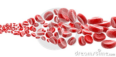 Blood cells Stock Photo