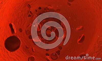 Blood cells Stock Photo