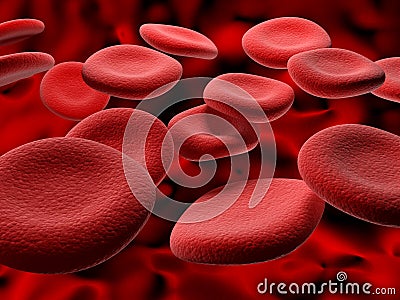 Blood cells Stock Photo