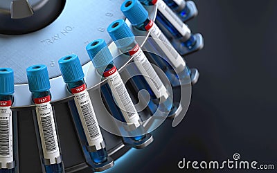 Blood Centrifuge Machine Stock Photo