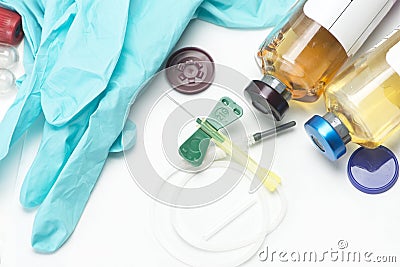 Blood Culture Test Stock Photo