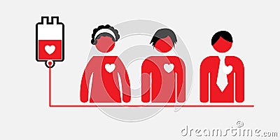 Blood donation concept Stock Photo