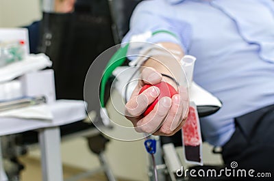 Blood donation Stock Photo