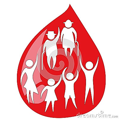 Blood donation Vector Illustration