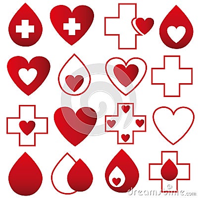 Blood donation - vector Vector Illustration