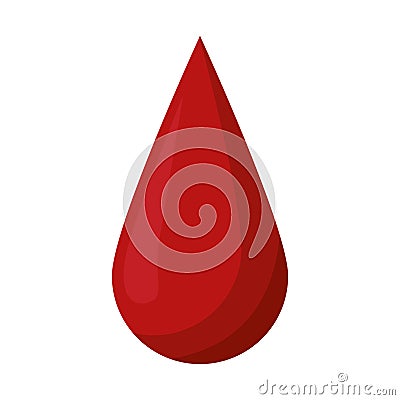 Blood drop donate donor Vector Illustration