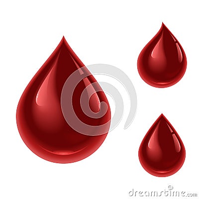 Blood drop Vector Illustration