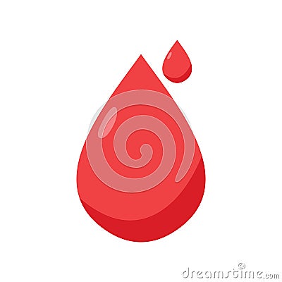 blood drop logo icon, symbols and signs for templates and medical Vector Illustration