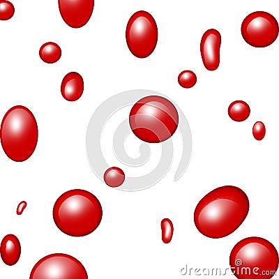 Blood drops Stock Photo