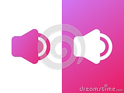 Speaker Logo Design Vector Illustration