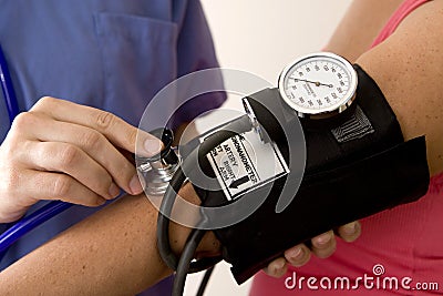 Blood pressure Stock Photo