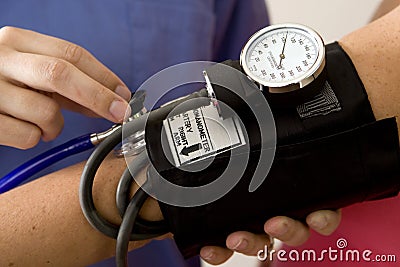 Blood pressure Stock Photo