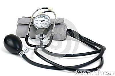 Blood pressure cuff Stock Photo