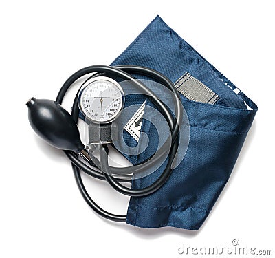 Blood Pressure Cuff Stock Photo