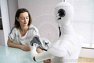 Blood Pressure Health Check Stock Photo