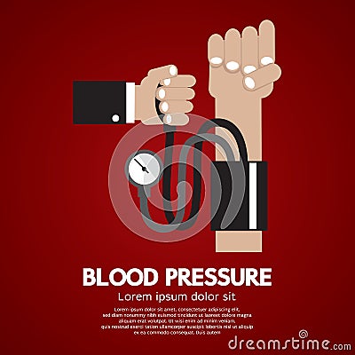 Blood Pressure Vector Illustration