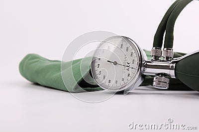 Blood pressure meter Stock Photo