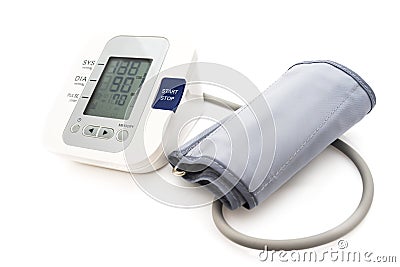 Blood Pressure Monitor Stock Photo