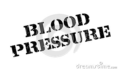 Blood Pressure rubber stamp Vector Illustration