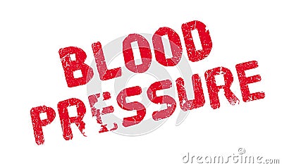 Blood Pressure rubber stamp Vector Illustration