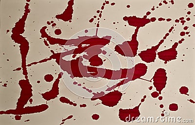 Blood splats Stock Photo