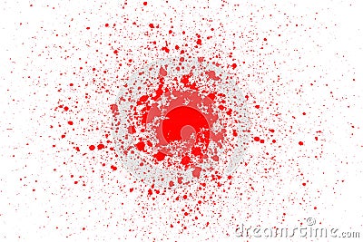 Blood splatter Stock Photo