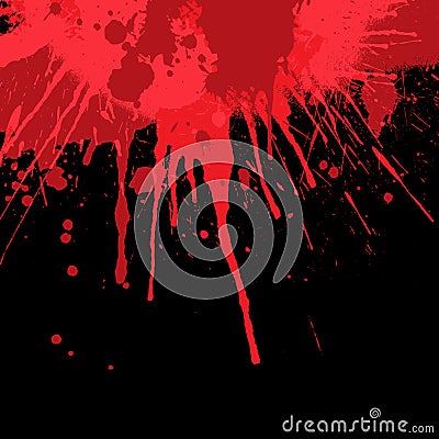 Blood splatter background Vector Illustration