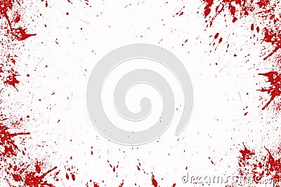 Blood splatter, Halloween background Stock Photo