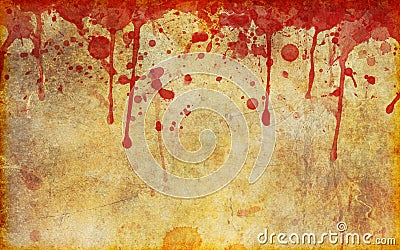 Blood Splattered Old Stained Parchment Stock Image - Image: 23533891