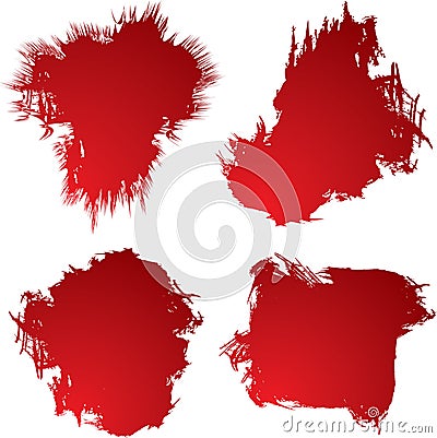 Blood stain 4 Vector Illustration