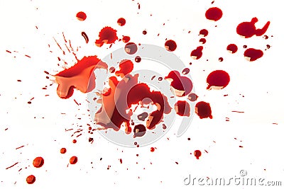 Blood stains Stock Photo