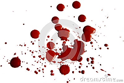 Blood stains Stock Photo