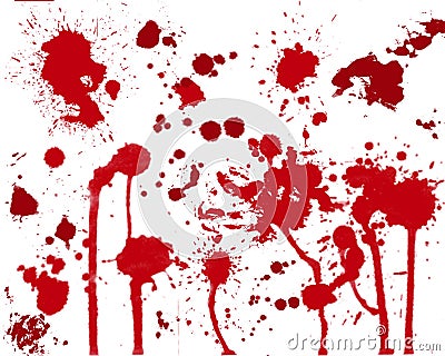 Blood stains Stock Photo