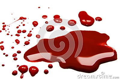 Blood stains Stock Photo